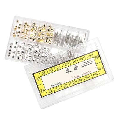 Dailygoody - Stamverlenging - Horlogeonderdelen - Hoge hardheid - Roestvrij staal - Kroonaccessoires - Voor horloges - Inclusief gereedschap