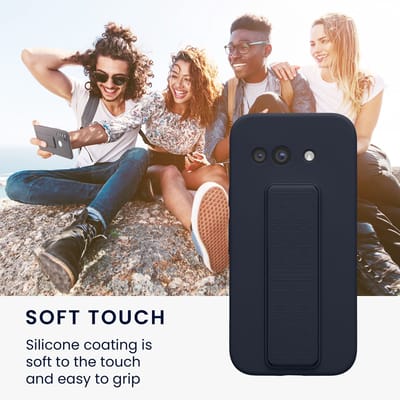 kwmobile back cover voor smartphone - geschikt voor Google Pixel 9a - 1x beschermhoesje van kunststof - In bosbesblauw