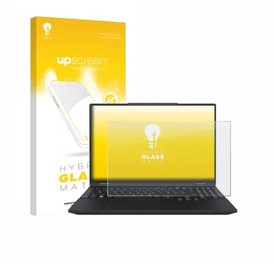 upscreen - Screenprotector voor Tuxedo InfinityBook Max 15 Gen 10 - Folie Beschermfolie Beschermglas matte