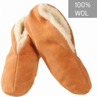 Bernardino Spaanse  Sloffen Unisex - beige - Maat 36 - 100% wol