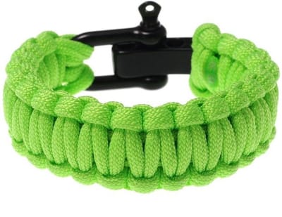 Behave - Groene paracord armband - Outdoor festivalstijl uniseks