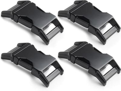 Metalen Kliksluiting Set van 4 Stuks – 5/8 Inch Voor Paracord Armbanden En Hondenhalsbanden