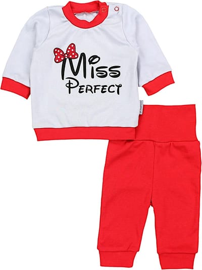Babymeisjes Set: Maillot en Shirt met Lange Mouwen - 100% Katoen