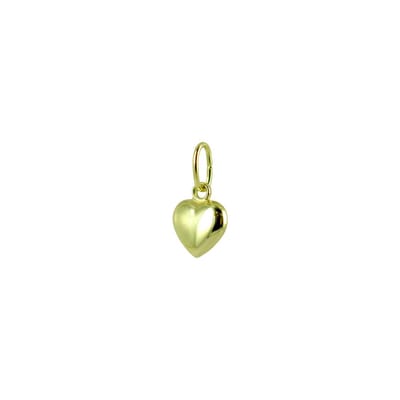 New Bling 9NBSAM-G210085 Gouden Hanger - Dames - Hartje - Bol - 5 x 5,5 mm - Bedel - 14 Karaat - Goud