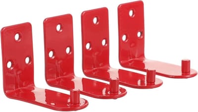 Brandblusser Beugel - Wandhouder - Veiligheid Vergroten - Eenvoudige Installatie - 7 x 53 cm - Rood