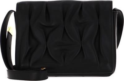 COCCINELLE Leren Schoudertas Marquise Goodie Shoulder Bag Noir Zwart
