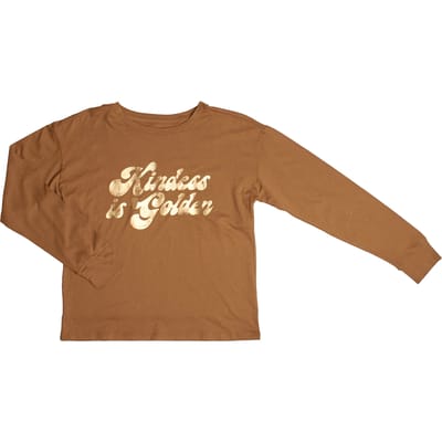 T-shirt met lange mouwen en grafische print 764487 voor meisjes