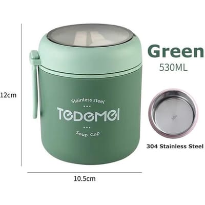 Roestvrijstalen Vacuüm Beker Soep Lunchbox Opbergwarmer Meerlaagse Voedselcontainer Kantoorvoedsel Thermische Pot Thermoskan Bento