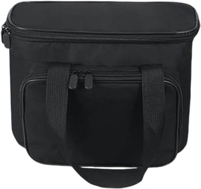 Draagbare Koffiemachine Etui - Reis Organizer Beschermhoes - Koffie Meenemen - Versterkte Hoekbescherming - 24W x 6D cm - Zwart
