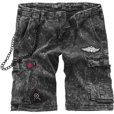 Rock Rebel by EMP - Rock Shorts - Garageland - XL tot 3XL - voor Mannen - donkergrijs