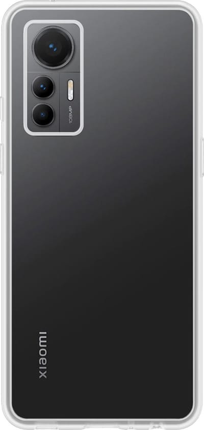 Hoes - Geschikt voor Xiaomi 12 Lite - Sterk & Shockproof - Hoesje Cover - Siliconen Case - Transparant