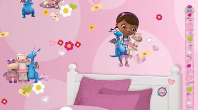Walltastic Kinderbehang - Muursticker Box - Disney - Doc McStuffin - 59 stickers