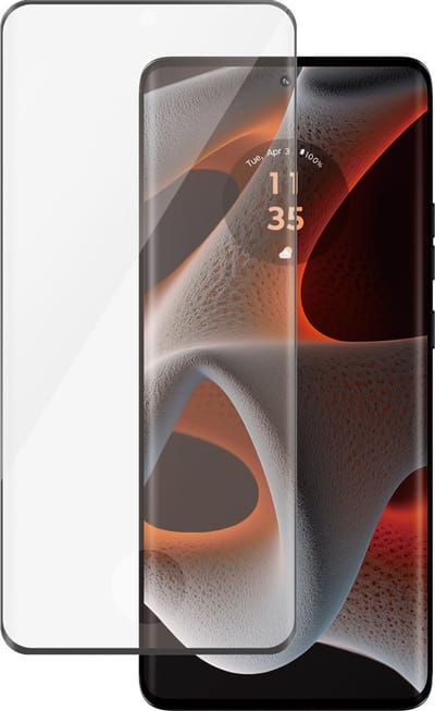 PanzerGlass Ultra-Wide Fit - Gehard Glas - Motorola Edge 50 Pro / Edge 50 Ultra - 9H - Zwarte Rand