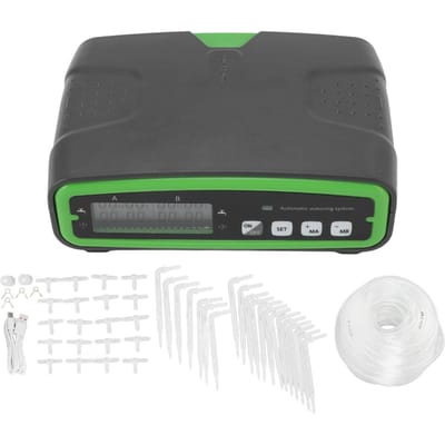 Kit d'irrigation goutte à goutte automatique Détection intelligente sans eau Arroseur automatique pour plantes pour la maison Intérieur 5V black