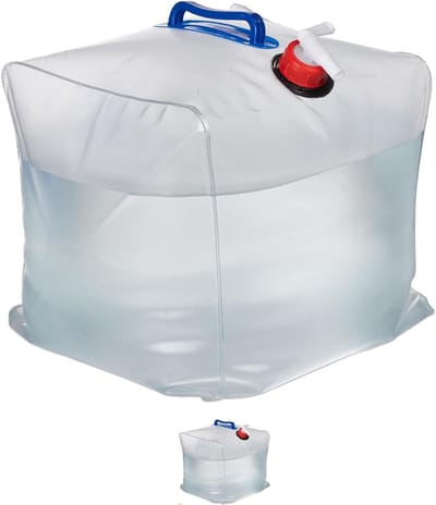 Doodadeals® Opvouwbare Jerrycan – Met Kraantje – Water Jerrycan met Kraan – BPA-vrij – Waterzak – 20 Liter – Set van 2