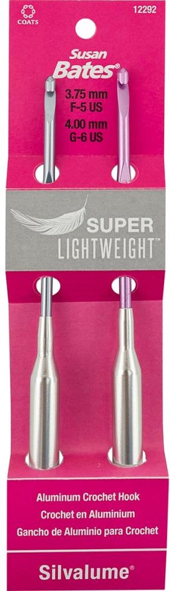 Susan Bates - aluminium haaknaaldenset 12292 - 3.75 en 4.0 mm - 12292
