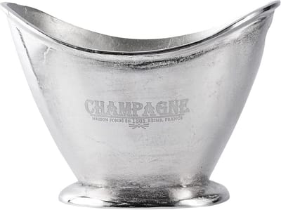 Elegante champagnekoeler van aluminium XL voor feestdranken