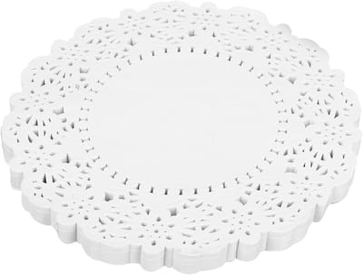 Serviespapier - Kanten Kleedjes - Bakken en Koken - Wegwerp Absorberend - 19x19cm - Wit