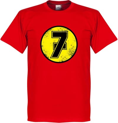 Barry Sheene No7 T-Shirt - Rood - L