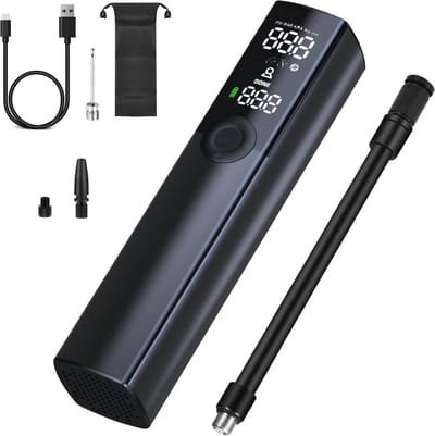 DailySupplies® Autobanden Pomp - Elektrische Fietspomp - Compressor - Luchtcompressor - Zwart