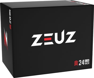 ZEUZ Soft Plyo Box – Zachte Box Jump voor Fitness & CrossFit – 3 Hoogtes in 51, 61 & 76 CM – 20, 24, 30 Inch