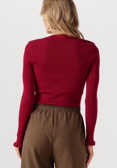 Ydence Knitted Top Shirley Tops & T-shirts Dames - Shirt - Paars - Maat XL