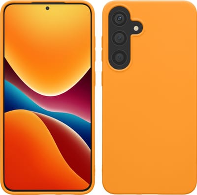 kwmobile telefoonhoesje geschikt voor Samsung Galaxy S25 Plus - Hoesje voor smartphone - Back cover in fruitig oranje