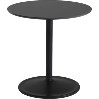 Muuto Soft Side Tafel hoog - zwart - Ø48