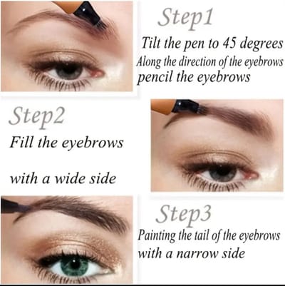 Liquid brow pencil waterproof wenkbrauwpotlood wenkbrauw potlood bruin brown / lichtbruin 01