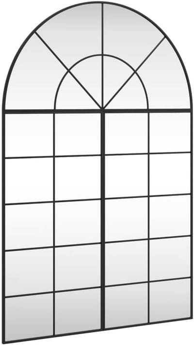 Wandspiegel Boog - Decoratieve Spiegel - Interieur Decoratie - Minimalistische Esthetiek - 100x150 cm - Zwart