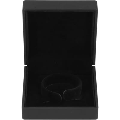 Armbandendoosje LED Verlichting Uniek Elegant Milieuvriendelijk Zwaan Katoen Materiaal Armband Cadeaudoos black