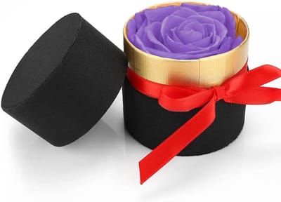 Eeuwige Roos Cadeau voor Moederdag en Jubileum - Luxe Rozenkist met Rozenblaadjes