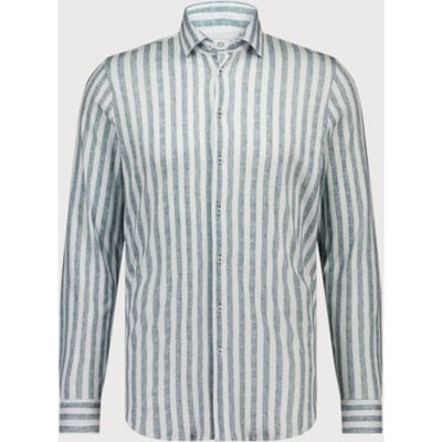 Blue Industry Streepmotief jersey overhemd |
