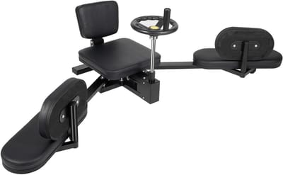 Quvo® Beenspreider - Verstelbare Yoga Split Trainer – Benen Spagaat Beenspreider – Rekmachine - Stretching Machine - Lenigheid Trainer - Stretchen - Spagaat Trainer - Zwart - 44 cm x 28 cm x 2 cm
