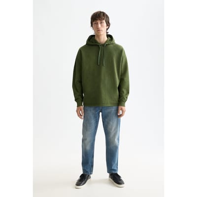 Scotch & Soda Core - 3 Crosses Hoodie Khaki Size: M | Hoodies Outlet | Heren | Groen