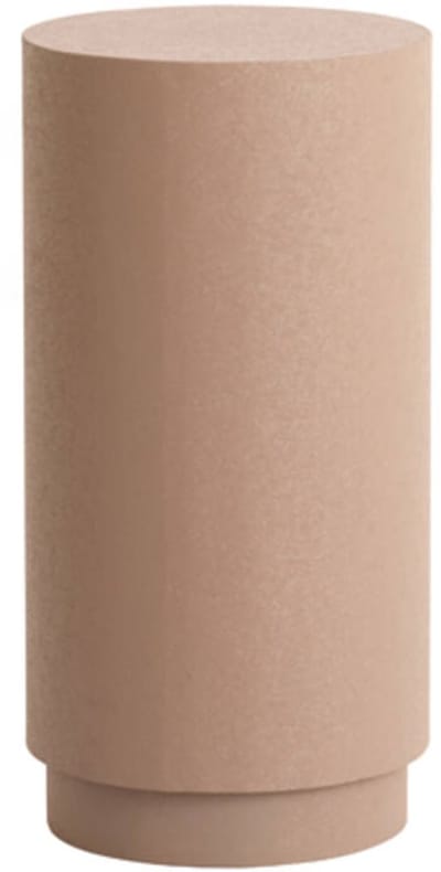 ALURIA zuil metaal mat oudroze Ø30x60 cm design sokkel - Light & Living