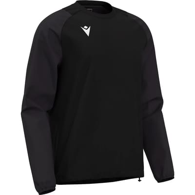 Macron Drizzle Windbreaker Kinderen - Zwart | Maat: 9-10 Y
