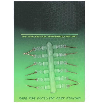 Karpervissen Aas Spike Haken Sting Pin met Siliconen Ring Visaccessoires 15mm/0.59in