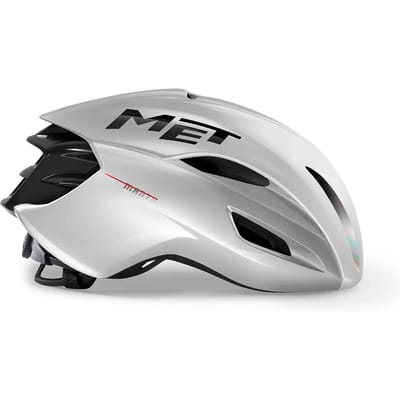 MET Manta Mips Fietshelm – Aerodynamische Racefietshelm met MIPS – Wielrenhelm voor Heren en Dames - Maat M - White Holographic | Glossy