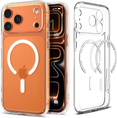Spigen Geschikt voor Apple iPhone 17 Pro Max - Ultra Hybrid MagFit - Geschikt voor Mag - Back Cover Hoesje - Transparant