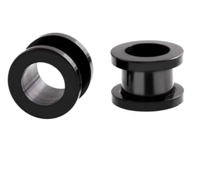 Cabantis Screw Fit Tunnel - Oorpiercings - Tunnels Piercings - Piercings - Oorbellen - Zwart - 1 x 3 mm