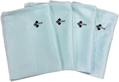 FRM Toverdoeken Groen – Set van 4 – Streeploze Schoonmaakdoeken voor Ramen, Glas & Badkamer – Schoonmaken Zonder Schoonmaakmiddel – Herbruikbare Microvezeldoeken - Glasdoeken