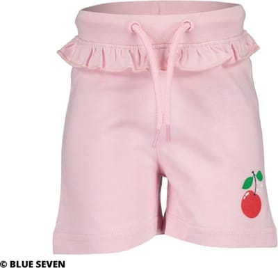 Blue Seven - meisjes korte broek in roze of rood