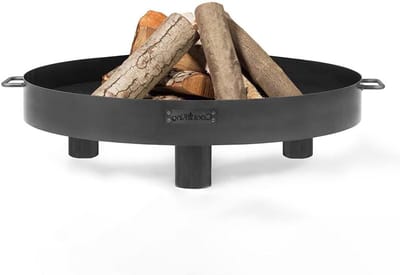 Vuurschaal - Buitenhaard Terrashaard - Sfeervolle Avonden - Hittebestendig Staal - 60cm Diameter - Zwart