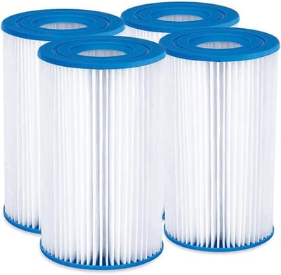 Vervangende Type A/C Filters voor Bestway 58012 - 4 Stuks Filterpatronen voor Zwembadpompen, Hoogwaardige Waterfiltratie en Onderhoud