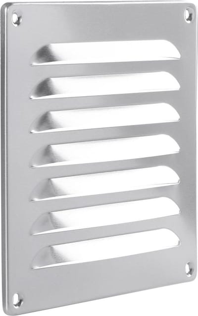 Starx schoepenrooster aluminium 160x160 mm