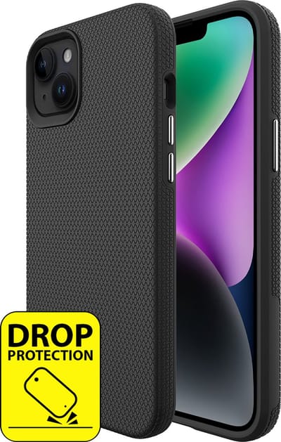 Cazy hoesje geschikt voor iPhone 15 Plus Hoesje - Drop Protection - Armor Case - Zwart