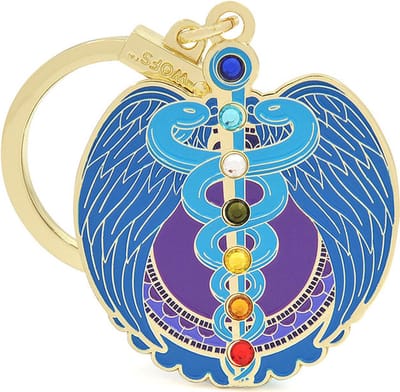 Sleutelhanger Life Force 7 chakra Jewels Amulet - Tijdelijk uitverkocht! Medio maart weer leverbaar.