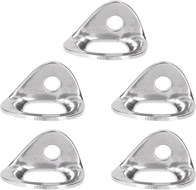 Klimankerset - Roestvrij staal - Hoogte werk - 5-delige set - 191 gram - Zilver