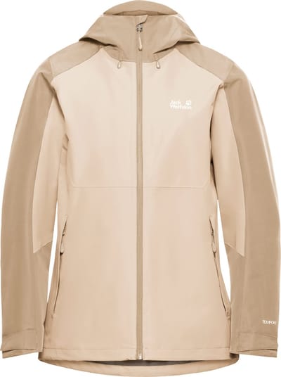 Jack Wolfskin WILDBOUND 2L JKT W Dames Outdoorjas-oyster